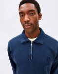 Armedangels GMT Dye Zip Troyer 3616 tinted navy washed M