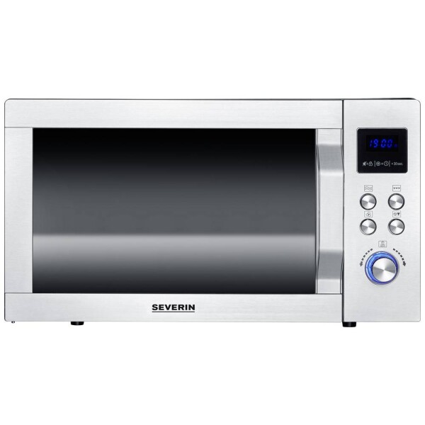Severin MW 7777 mikrovlnná trouba nerezová ocel, černá (matná) 900 W funkce grilování