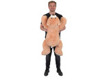 Plyšový medvěd Plush Friends ležící 100 cm - světle hnědý