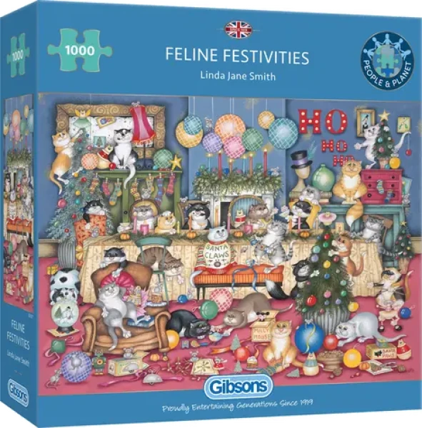 GIBSONS Puzzle Kočičí svátky