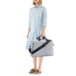 Cestovní taška Reisenthel Duffelbag M Rhombus light grey