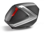 V37N pár bočních kufrů Givi (levý+pravý) boční víka stříbrný šíp (Monokey pro Plx...)