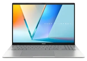 ASUS Vivobook S16 stříbrná / Notebook / 16" WUXGA OLED / Snapdragon X1-26-100 / 16GB / 512GB SSD / Qualcomm Adreno (S3607QA-OLED101WZ)
