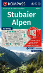 Stubaiské Alpy 1:50 000 / turistická mapa KOMPASS 83