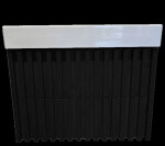 Koupelnová skříňka s umyvadlem SAT Delano 80x56x46 cm černá mat DELANO80ZCSAT