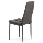 Jídelní židle, šedá, látka, DCL-397 GREY2