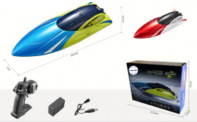 Mamido Loď na dálkové ovládání Ares Dual Engine červená