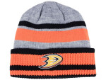 Pánská Zimní Čepice Anaheim Ducks adidas NHL Heathered Grey Beanie