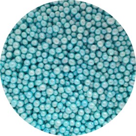 Dortisimo 4Cake Cukrovo-rýžové perly modré perleťové 5 mm (60 g)