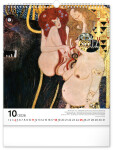 Nástěnný kalendář 2026 NOTIQUE - Gustav Klimt, 30 x 34 cm