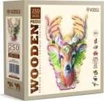 WOODEN CITY Dřevěné puzzle Módní jelen
