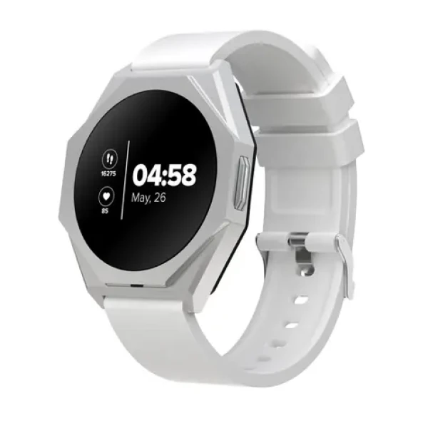 CANYON Otto SW-86 bílá / Chytré hodinky / 1.3" LTPS / snímač tepu / BT 5.1 / IP68 / Android a iOS (CNS-SW86SS)