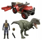 MATTEL Figurka Jurský svět JKG91 Dinosaurus a terénní vozidlo
