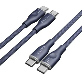 VOLTME Powerlink Rugg Series CTC Kabel USB-C(M) 3A/60W 1m modrá / 2x USB-C(M) (C2050)