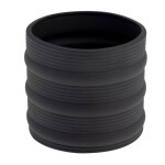 Storefactory Keramický obal na květináč Arby Dark Grey, šedá barva, keramika