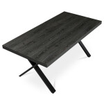 Jídelní stůl 180x90cm, lamino, šedý dub, HT-R5316 GREY