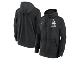 Nike Pánská mikina Los Angeles Dodgers MLB Cotton Full-Zip Fleece Hoodie Velikost: XL