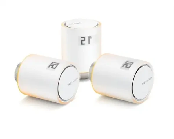 Netatmo Radiator Valves / termostatické bezdrátové hlavice / 3ks (NBU-NAV)