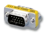 Equip Gender adaptér VGA HD15 M/M stříbrná / Redukce / pozlacené kontakty / 9 g (124320)