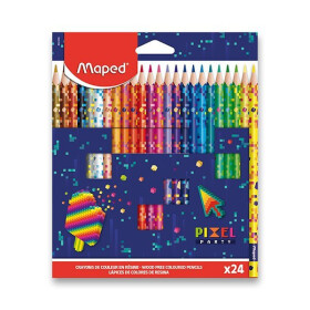Pastelky Maped Pixel Party - 24 barev