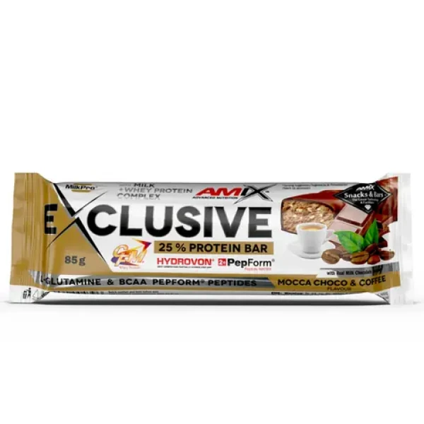 Amix Exclusive Protein Bar 85 g mocca choco coffee (16015)