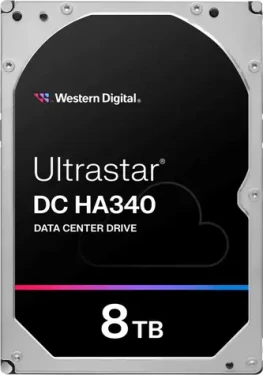 WD Ultrastar DC HA340 8TB (0B47078) / HDD / 3.5" SATA III / 7 200 rpm / 256MB cache / 5y