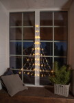 STAR TRADING Světelná LED dekorace Star / Tree, stříbrná barva, plast