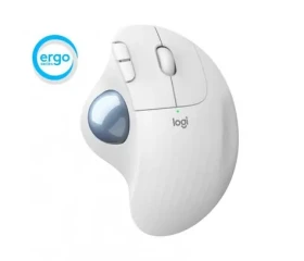 Logitech Wireless M575 ERGO světle-šedá / bezdrátová myš s trackballem / Bluetooth / 1x AA (910-006438)