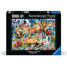 Ravensburger Puzzle: Divoké šelmy Kanady