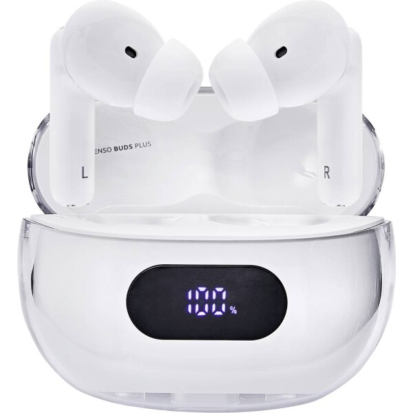 Intenso Buds Plus T312AE weiß Headset do uší (In Ear) Bluetooth® stereo bílá Potlačení hluku mobil