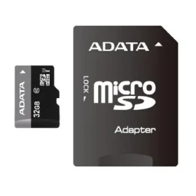 ADATA Premier Micro SDHC karta 32GB + SD adaptér / UHS-I U1 Class 10 / R: 30MB/s / W: 10MB/s (AUSDH32GUICL10-RA1)