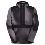 SCOTT Pullover Original Fleece, Evening Greyprint/Black (vzorek) velikost: M