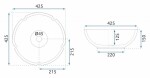 REA - Umyvadlo na desku Asanti REA-U7506