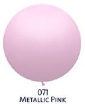 Obří balónek růžový světlý metalický belbal Obří balónek růžový světlý metalický belbal