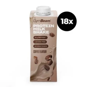 25g Protein Milkshake - GymBeam (káva, 18 x 250 ml) (34501-10-18x250ml-coffee)