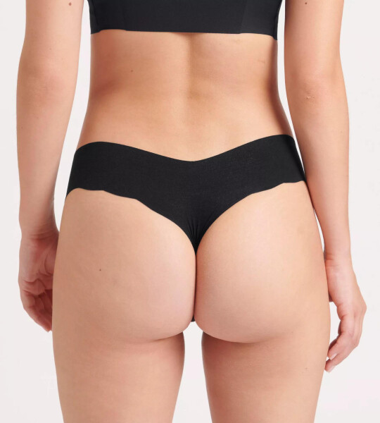 Dámské kalhotky ZERO Modal 2.0 Hipstring - BLACK - černé 0004 - SLOGGI BLACK S