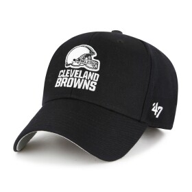 47 Brand Pánská kšiltovka Cleveland Browns NFL Black & White MVP Adjustable