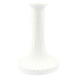 GREEN GATE Keramický svícen Alice White Medium, bílá barva, keramika