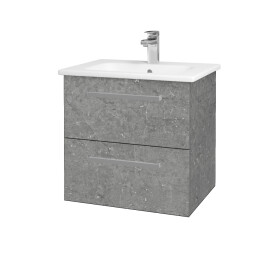 Dřevojas - Umyvadlová skříňka GIO SZZ2 60 - D20 Galaxy / Úchytka T01 / D20 Galaxy 277185A