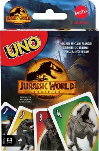 Mattel UNO Jurský svět 3