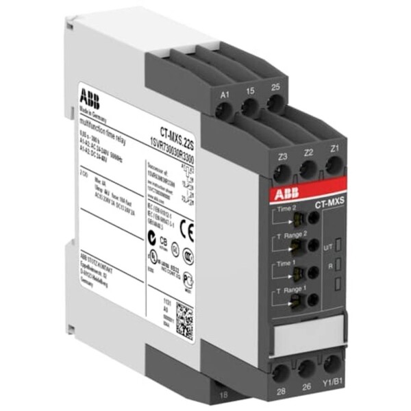 ABB CT-MXS.22S 1SVR730030R3300 časové relé, 0.05 - 1080000 s, 4 A, 1 ks