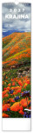 NOTIQUE Kalendář 2027 nástěnný: Krajina, 12 x 48 cm