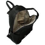 Trendy dámský koženkový kabelko-batoh Toska, černý