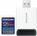 SAMSUNG SDXC PRO ULTIMATE 128GB + adaptér / SDXC /USB 2.0 / Class 10 (MB-SY128SB/WW)