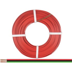 Donau Elektronik 318-014-50 lanko/ licna 3 x 0.14 mm² + 3 x 0.14 mm² červená, zelená, černá 50 m