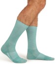 Pánské merino městské ponožky ICEBREAKER Mens Lifestyle_Light Crew, Cloud Ray/Snow velikost: 47-49 (XL)