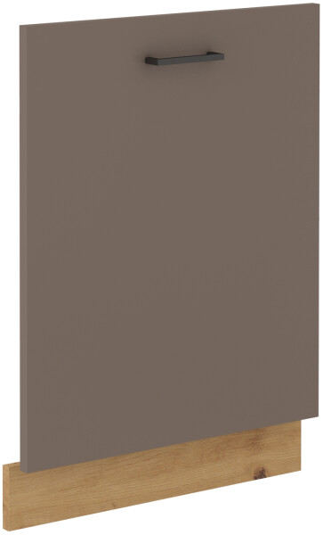 Dvířka na vestavnou myčku nádobí Bolonia ZM 713x596 Barva korpusu: Dub artisan, Barva dvířek: Truffle Grey