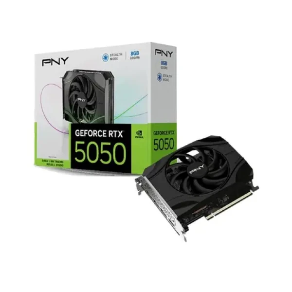 PNY GeForce RTX 5050 Single Fan 8GB / Grafická karta / 8GB GDDR6 / 128-bit / 1x HDMI + 3x DP / 130W (VCG50508SFXPB1)