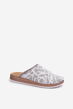 Lesklé dámské pantofle Inblu CT000028 Šedé 36