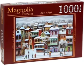 MAGNOLIA Puzzle Sníh ve starém Tbilisi